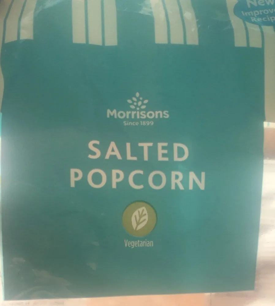 Salted popcorn