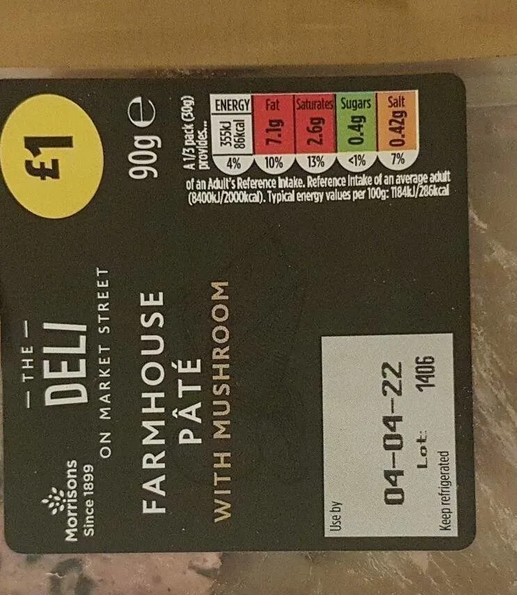 Farmhouse Paté with Mushroom