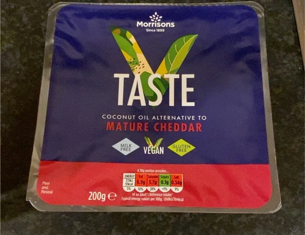 Coconut oil alternative to Mature Cheddar