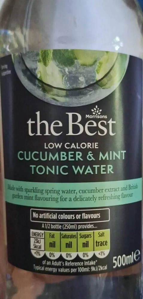 Cucumber Mint tonic water