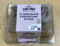 Chocolate Cheesecake Slices