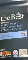 The best Hampshire unsmoked bacon streaky