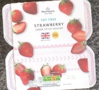 Strawberry Greek style yoghurt