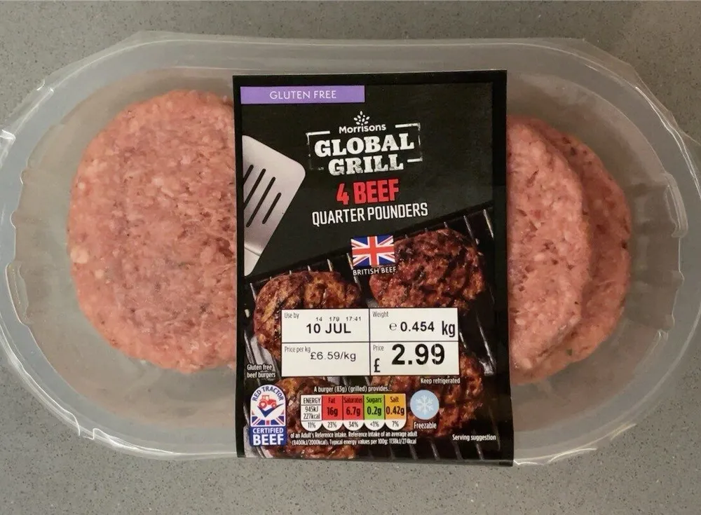 4 Beef Quarter pounders