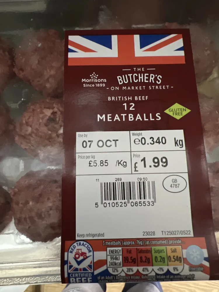 British Beef Meat Balls