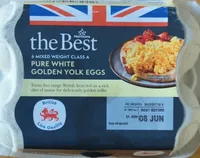 The best pure white golden yolk eggs