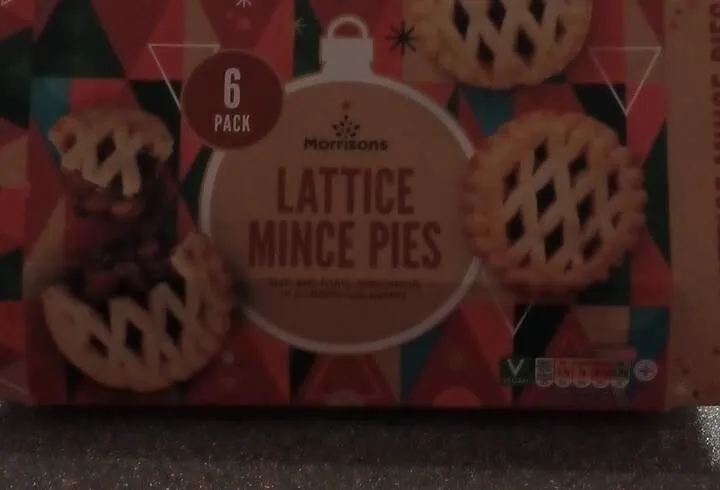 Lattice mince pies