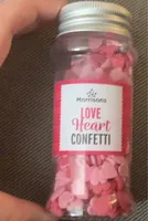 love heart sprinkles