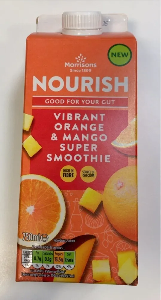 Vibrant Orange & Mango Super Smoothie