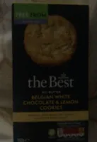 belgian white choc and lemon cookies