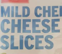 Mild cheddar cheese slice
