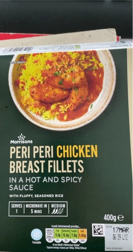 Peri Peri chicken breast fillets