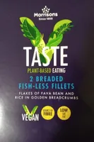 Breaded fish less fillets