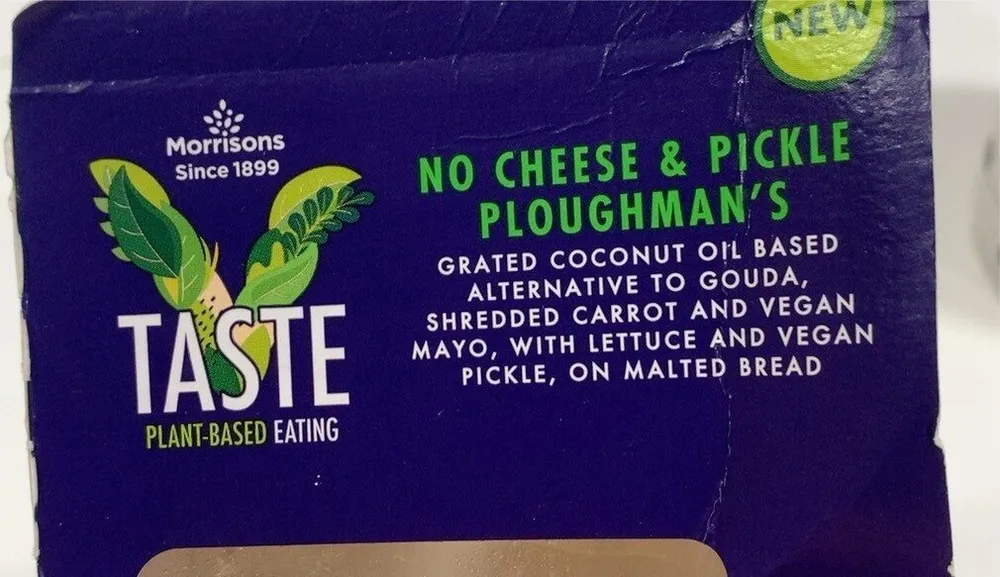 No Cheese & Pickle Ploughman’s
