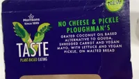 No Cheese & Pickle Ploughman’s