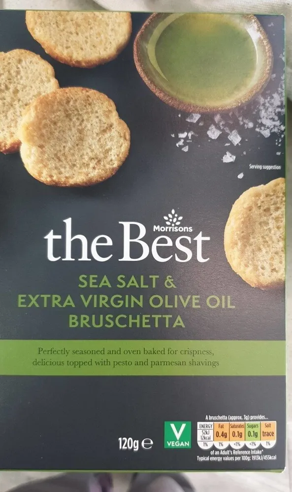 Sea Salt Extra Virgin Olive Oil Bruschetta