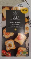 Mini wheat toasts