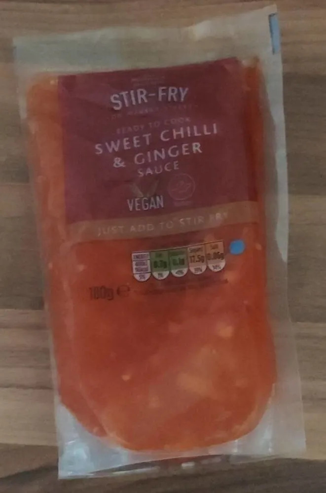 Sweet chilli and ginger sauce