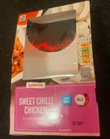Sweet chilli chicken wrap
