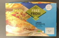 Breaded pollock fillets