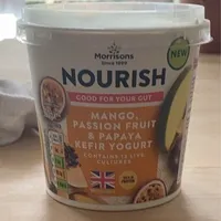 mango, passion fruit & papaya kefir yoghurt
