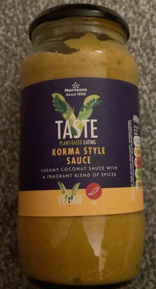 Korma style sauce