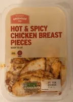 Hot & spicy chicken breast pieces