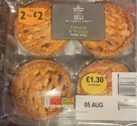 Cheess & Pickle Pork Pies