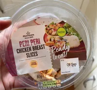 Peri peri chicken breast slices