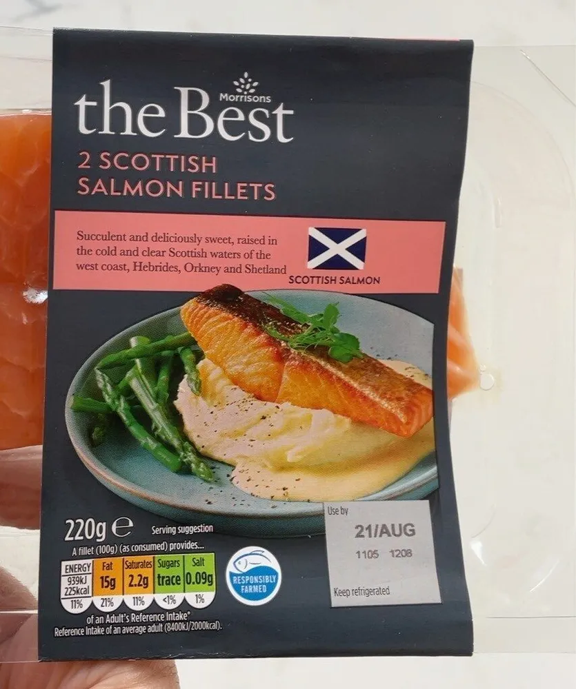 Scottish salmon fillet