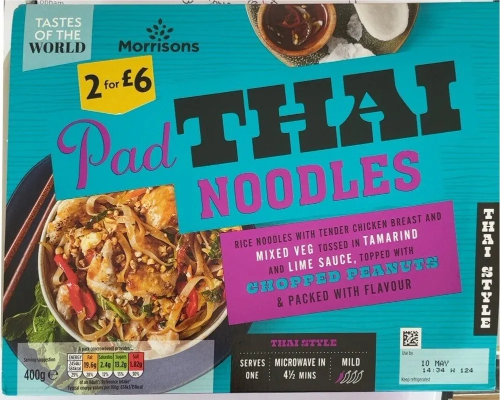 Pad Thai noodles