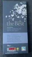 Dark chocolate with sea salt