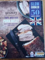 British Pork Belly with a sweet and sticky honey glaze