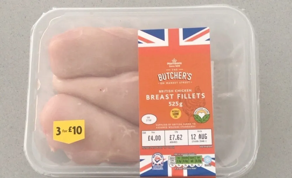 British chicken breast fillets
