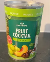 Fruit cocktail in juice