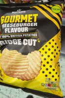 Gourmet cheeseburger crisps