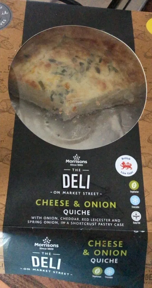 Cheese & Onion Quiche