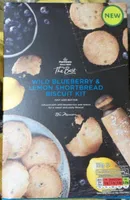 Wild Blueberry & Lenon Shortbread Biscuit Kit