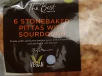 Stonebaked pittas with sourdough