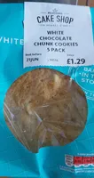 5 White Chocolate Chip Cookies