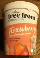 Morrisons Freefrom Strawberry Ice-cream