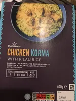 Chicken korma with pilau rice