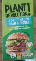4 Spicy Nacho Bean Burgers