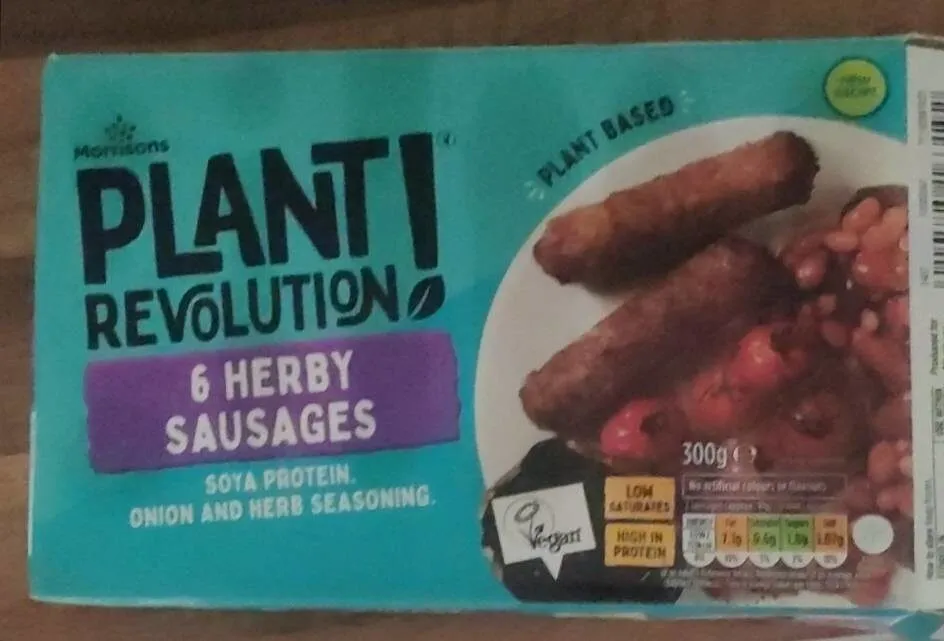 6 Herby Sausages