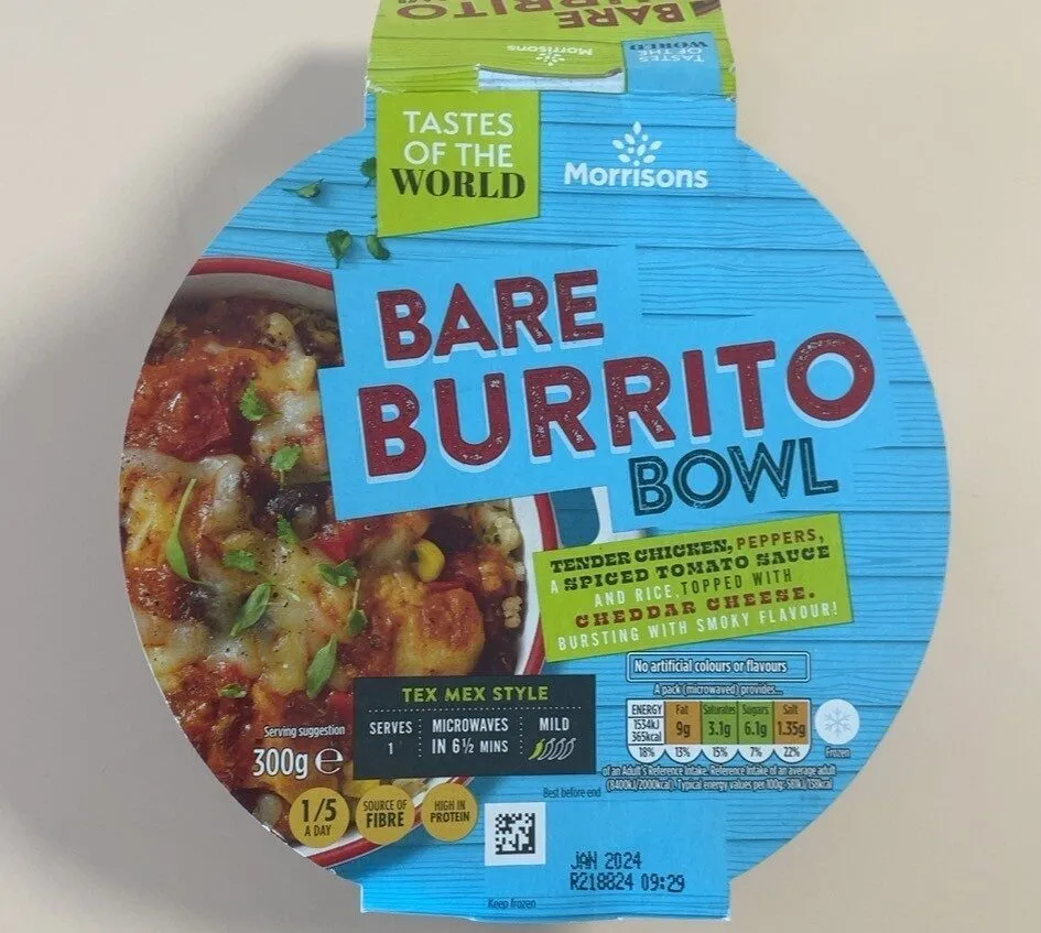 Bare burrito bowl