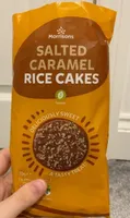 Salted caramel rice cakes