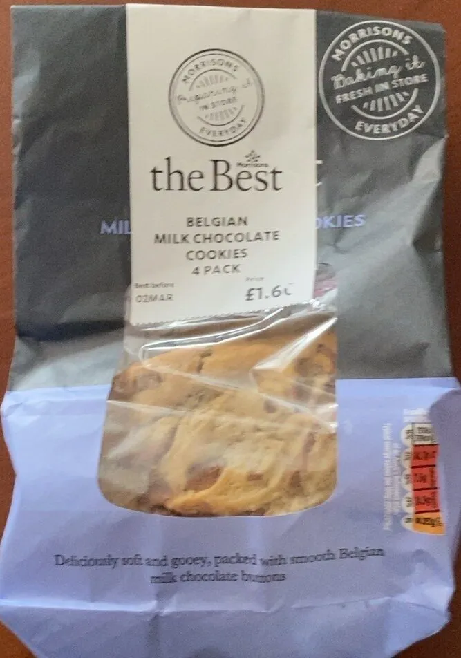 Milk Chocolate Cookies 4 Pack