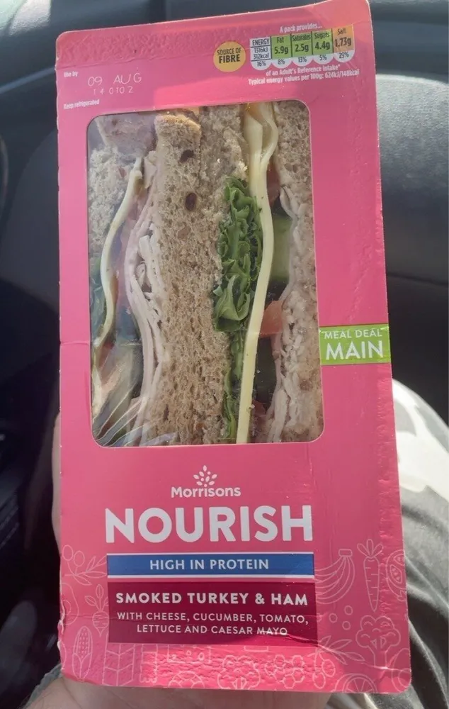 Nourish, smoked ham and turkey