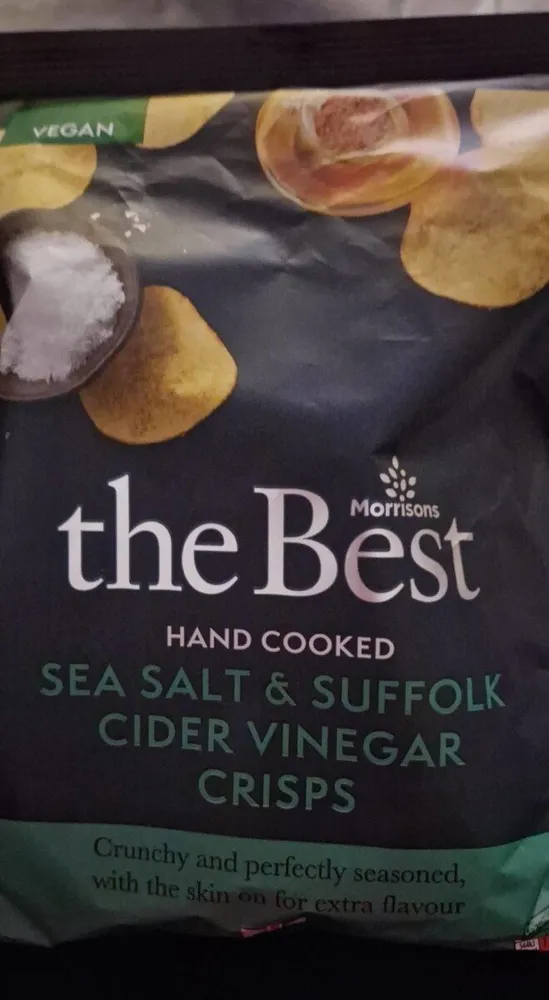 Sea salt and cider vinegar crisp