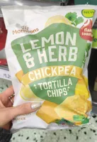 Lemon and herb tortilla chips